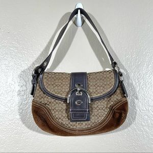 Coach Soho flap buckle bag